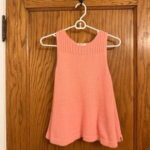 Madewell Pink Sleeveless Knit Top